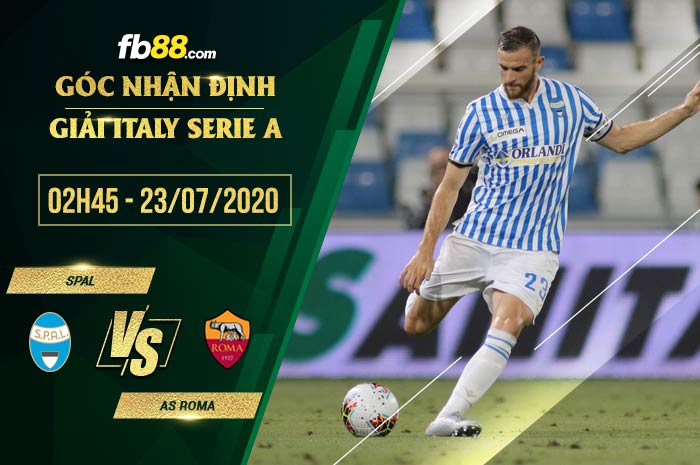 fb88-soi kèo Spal vs AS Roma