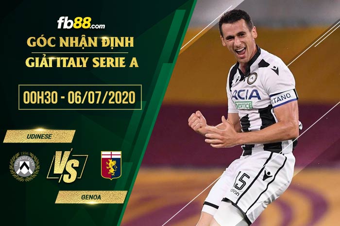 fb88-soi kèo Udinese vs Genoa