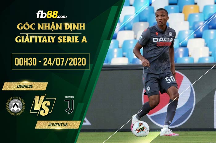 fb88-soi kèo Udinese vs Juventus