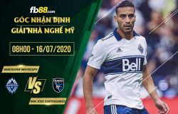fb88-soi kèo Vancouver Whitecaps vs San Jose Earthquakes