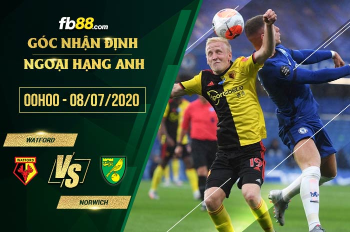 fb88-soi kèo Watford vs Norwich City