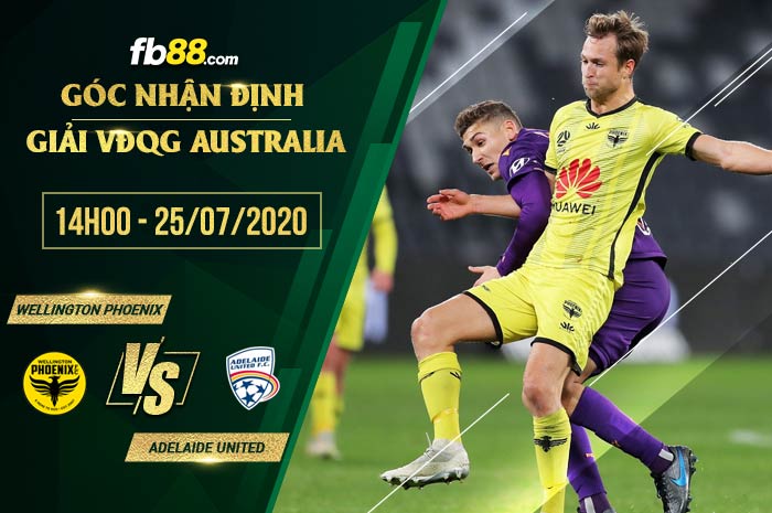 fb88-soi kèo Wellington Phoenix vs Adelaide United