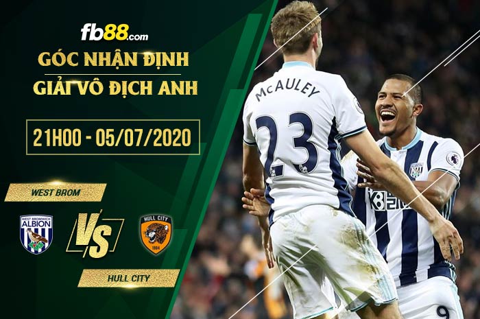fb88-soi kèo West Bromwich vs Hull City
