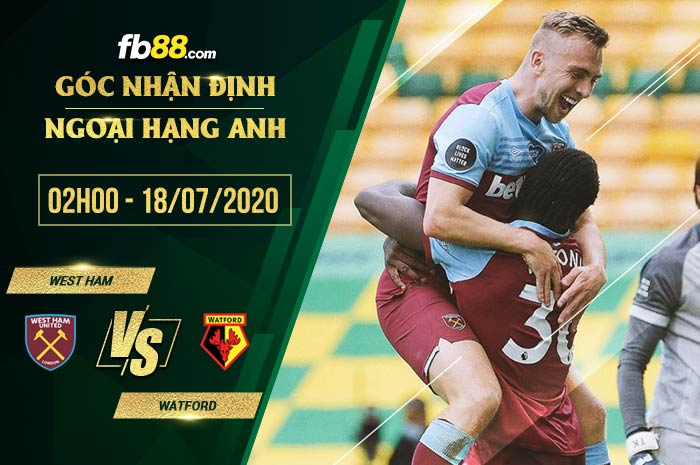 fb88-soi kèo West Ham United vs Watford