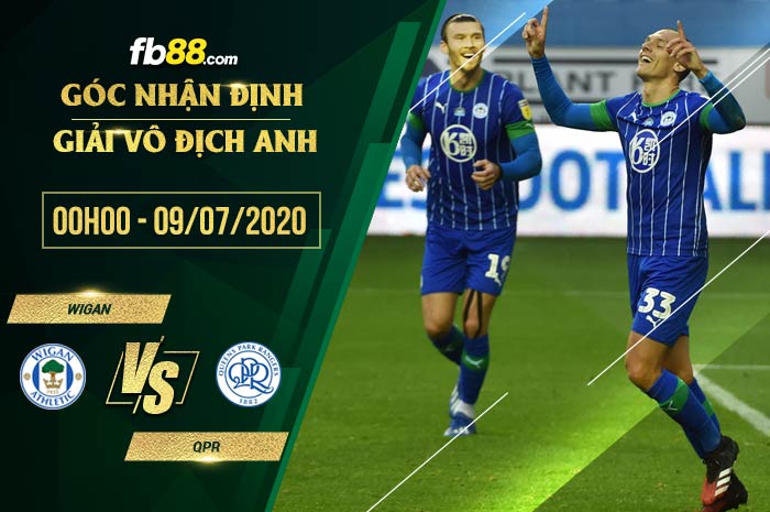 fb88-soi kèo Wigan Athletic vs Queens Park Rangers (QPR)