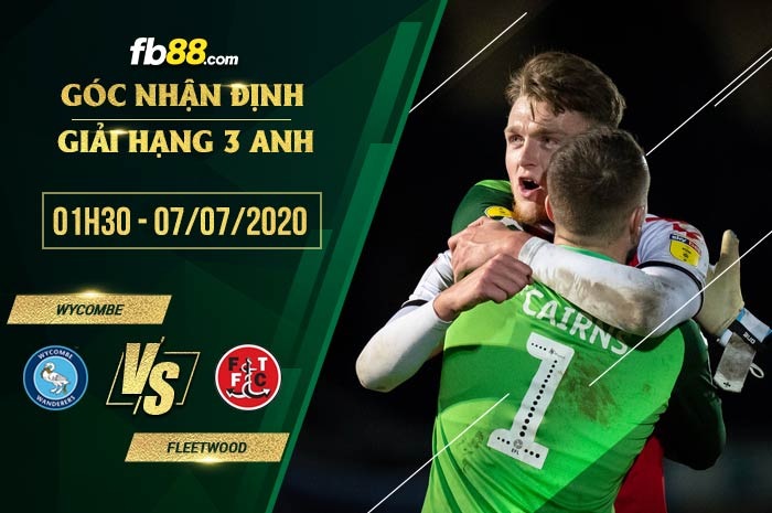 fb88-soi kèo Wycombe Wanderers vs Fleetwood Town
