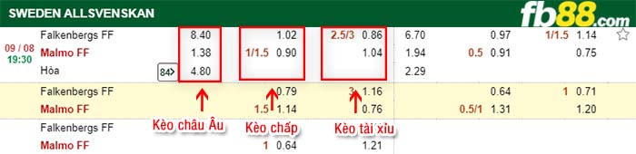 fb88-kèo chấp Falkenberg vs Malmo FF