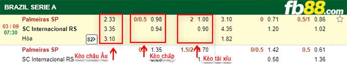 fb88-kèo chấp Palmeiras vs Internacional RS