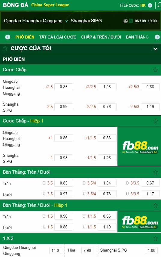 fb88-kèo nhà cái Qingdao Huanghai vs Shanghai SIPG