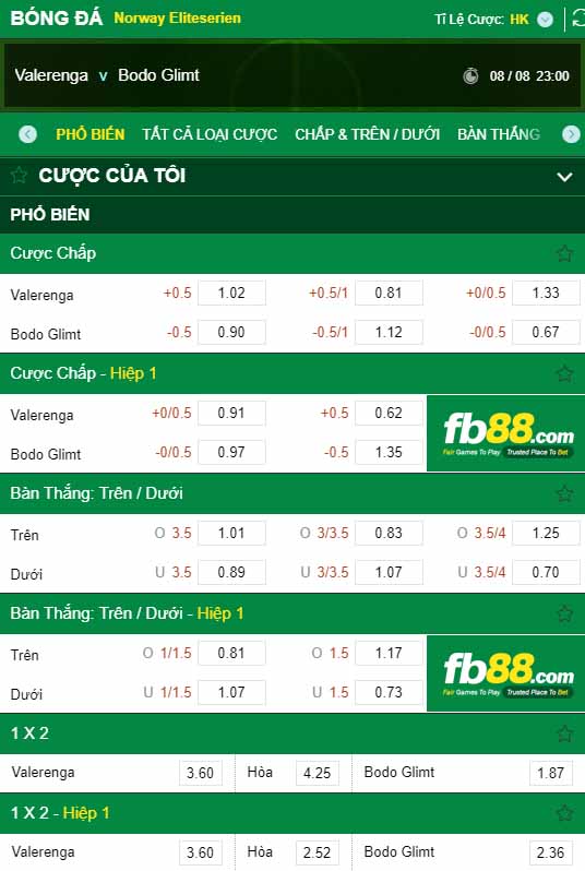 fb88-kèo nhà cái Valerenga vs Bodo Glimt