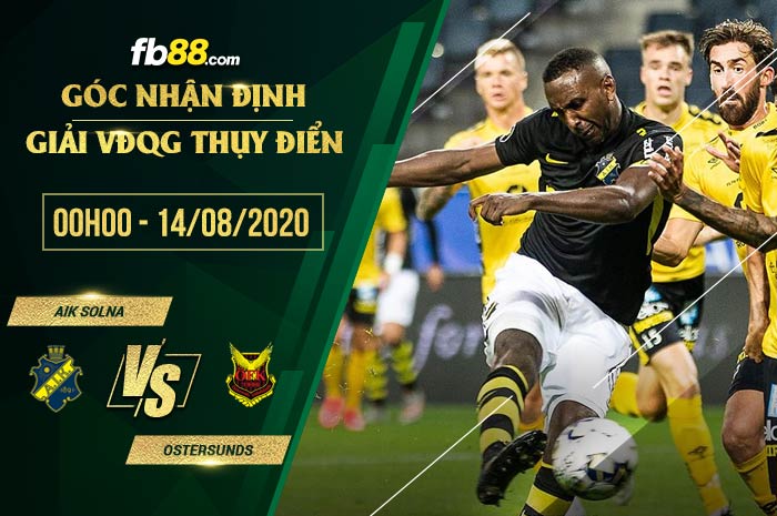fb88-soi kèo AIK Solna vs Ostersunds FK