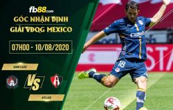 fb88-soi kèo Atletico San Luis vs Atlas