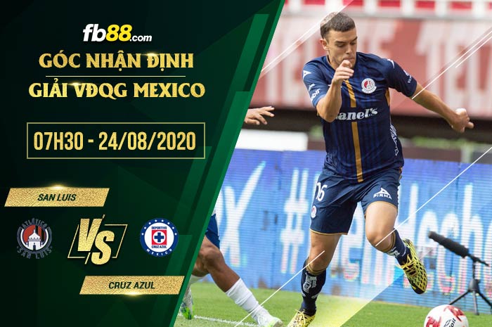 fb88-soi kèo Atletico San Luis vs CDSyC Cruz Azul