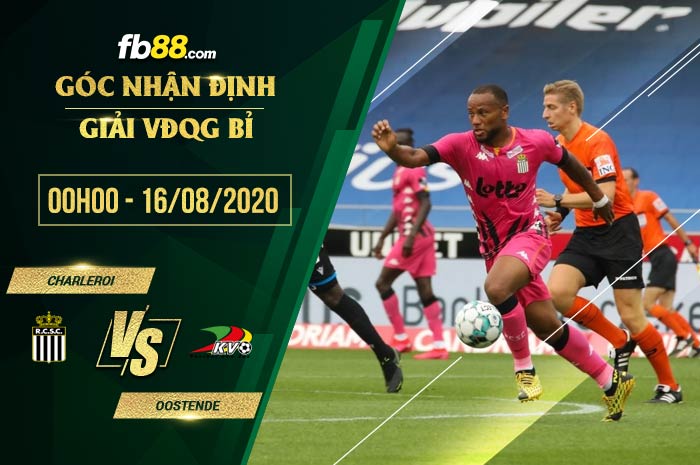 fb88-soi kèo Charleroi vs Oostende