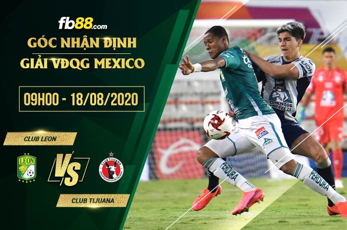 fb88-soi kèo Club Leon vs Club Tijuana