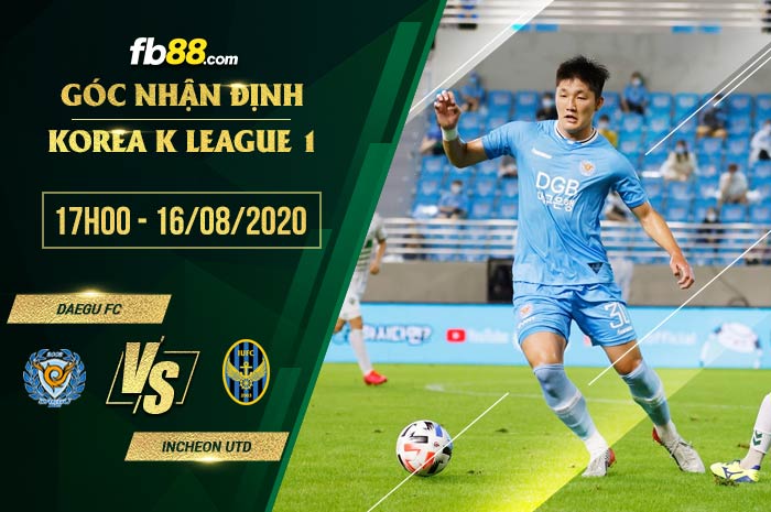 fb88-soi kèo Daegu FC vs Incheon United