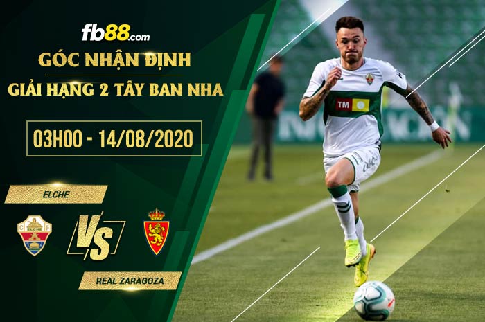 fb88-soi kèo Elche vs Real Zaragoza