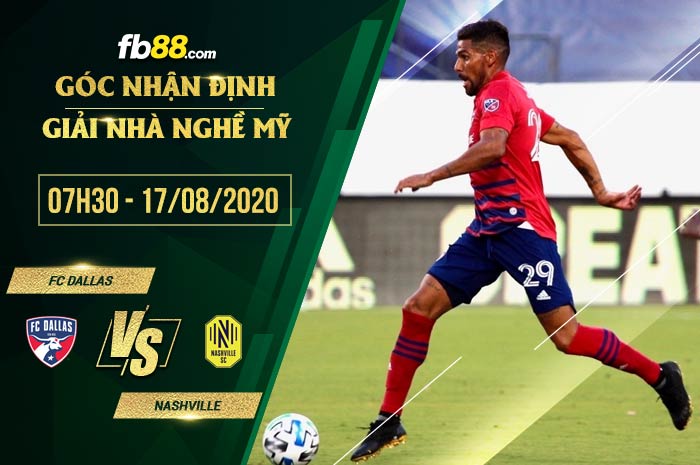 fb88-soi kèo FC Dallas vs Nashville