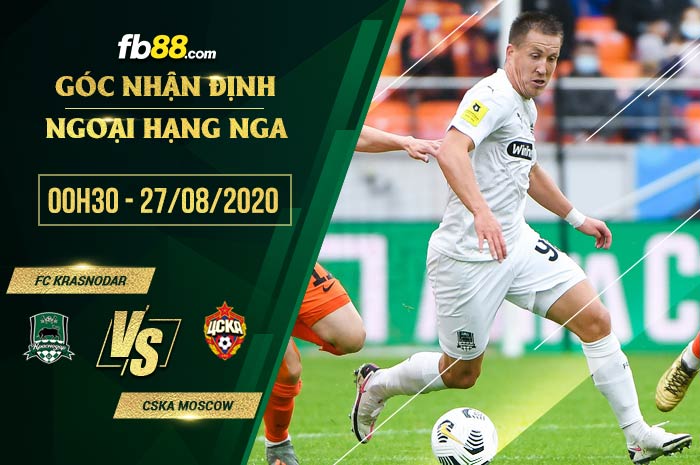 fb88-soi kèo FC Krasnodar vs CSKA Moscow