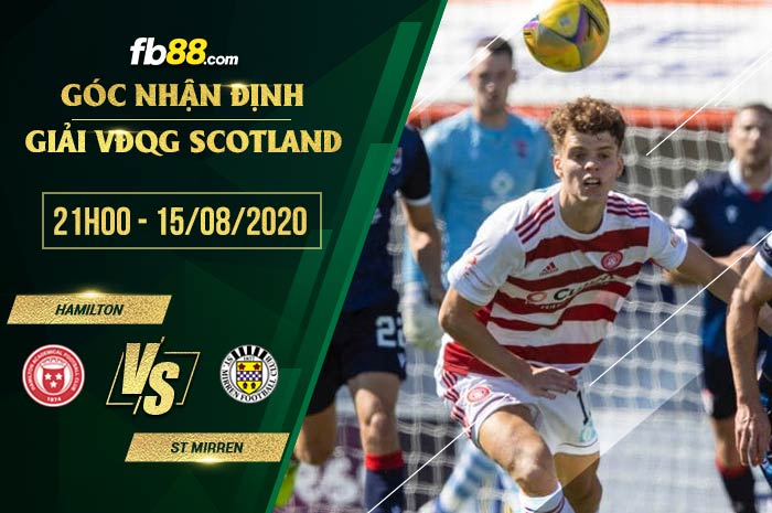 fb88-soi kèo Hamilton Academical vs Saint Mirren