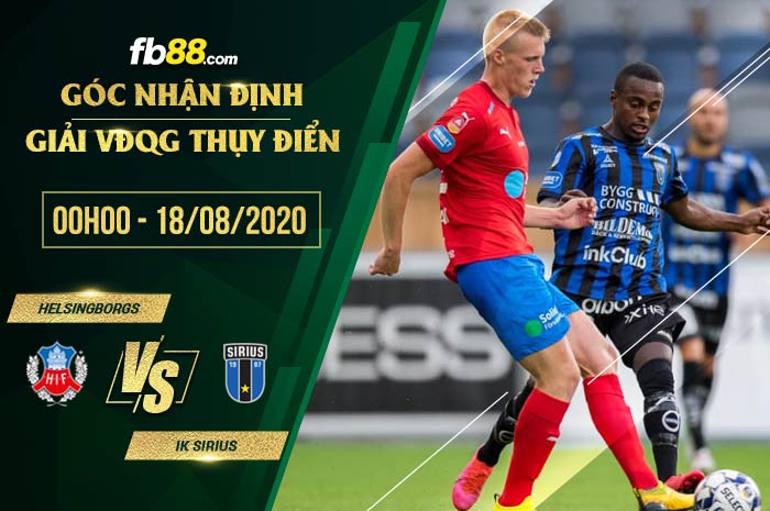 fb88-soi kèo Helsingborg vs IK Sirius FK