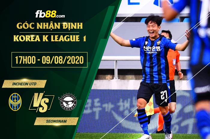 fb88-soi kèo Incheon United vs Seongnam FC