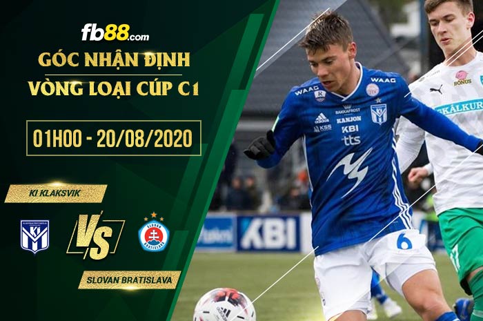fb88-soi kèo KI Klaksvik vs Slovan Bratislava