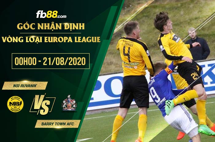 fb88-soi kèo NSI Runavik vs Barry Town AFC