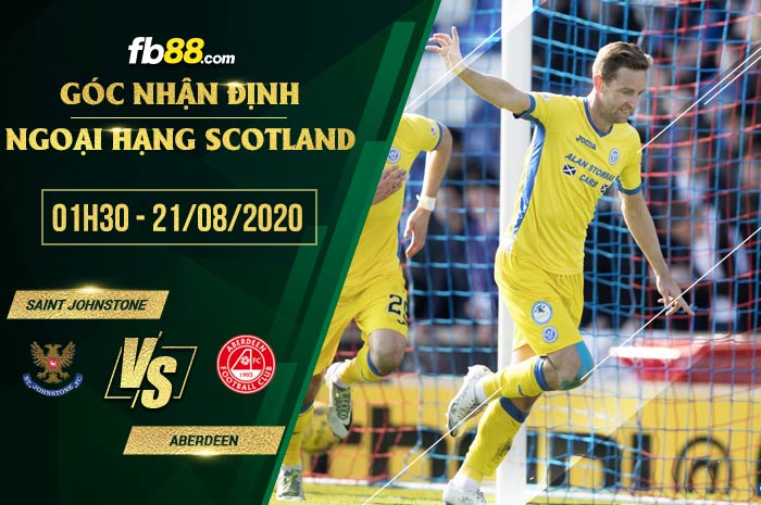 fb88-soi kèo Saint Johnstone vs Aberdeen