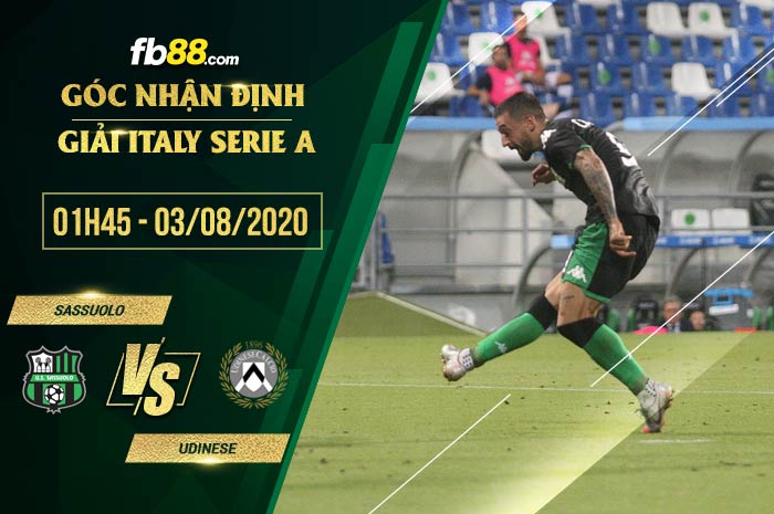 fb88-soi kèo Sassuolo vs Udinese