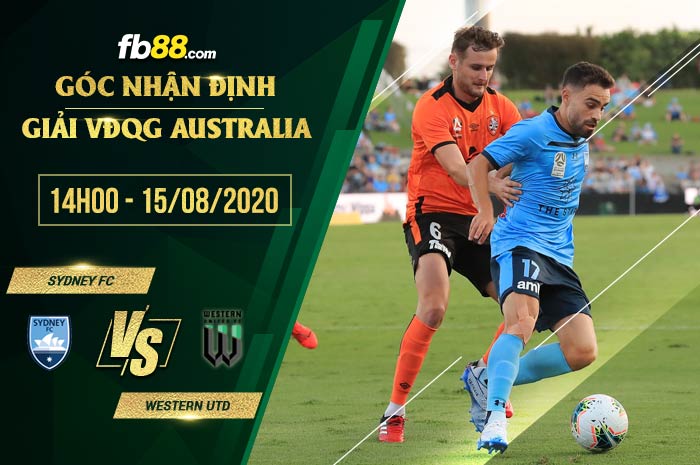 fb88-soi kèo Sydney FC vs Western United FC