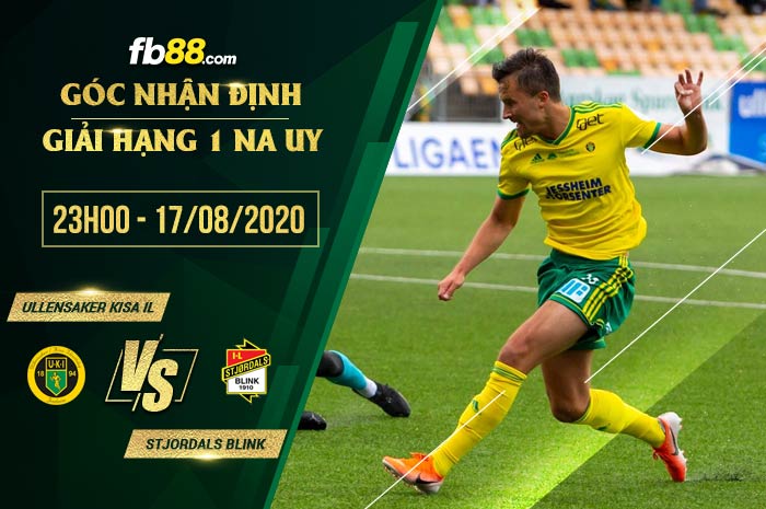 fb88-soi kèo Ullensaker Kisa IL vs Stjordals Blink