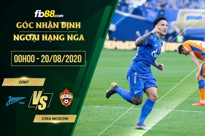 fb88-soi kèo Zenit St. Petersburgvs CSKA Moscow