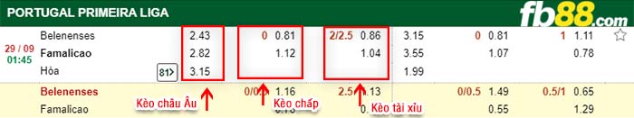 fb88-kèo chấp Belenenses vs FC Famalicao