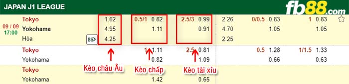 fb88-kèo chấp FC Tokyo vs Yokohama FC