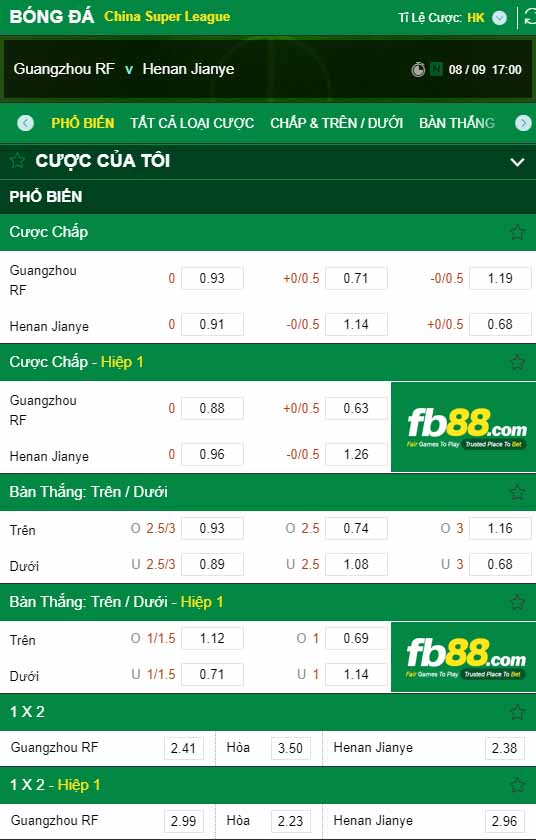 fb88-kèo nhà cái Guangzhou Fuli FC vs Henan Jianye