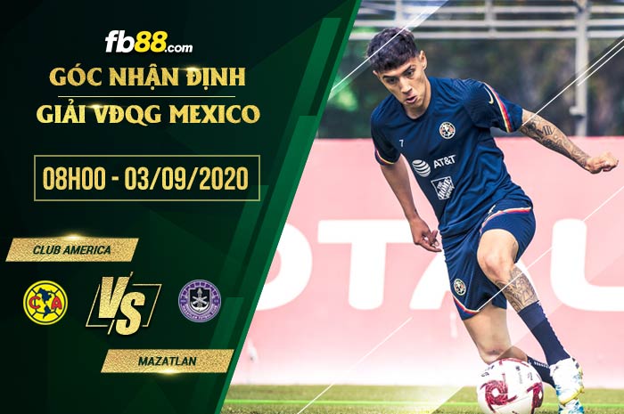 fb88-soi kèo Club America vs Mazatlan FC