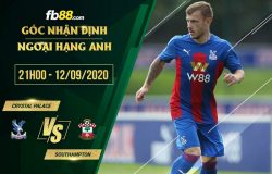 fb88-soi kèo Crystal Palace vs Southampton
