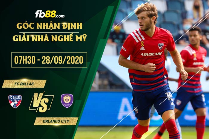fb88-soi kèo FC Dallas vs Orlando City