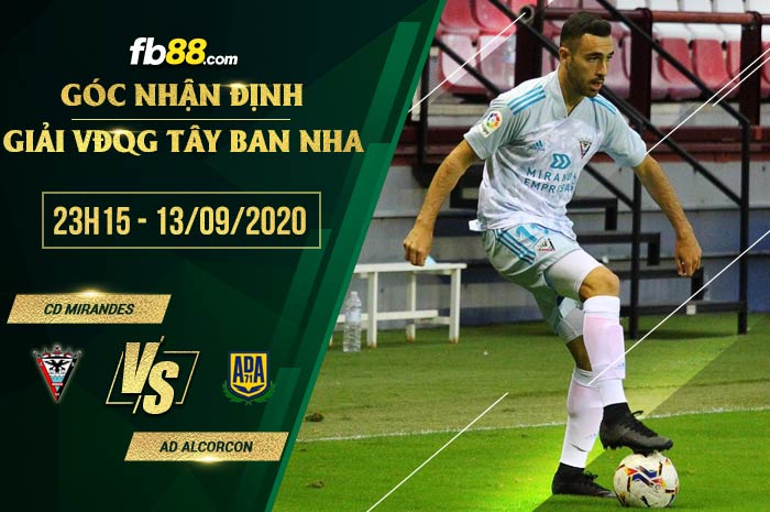 fb88-soi kèo Mirandes vs AD Alcorcon