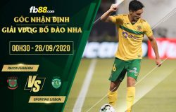 fb88-soi kèo Pacos de Ferreira vs Sporting Lisbon