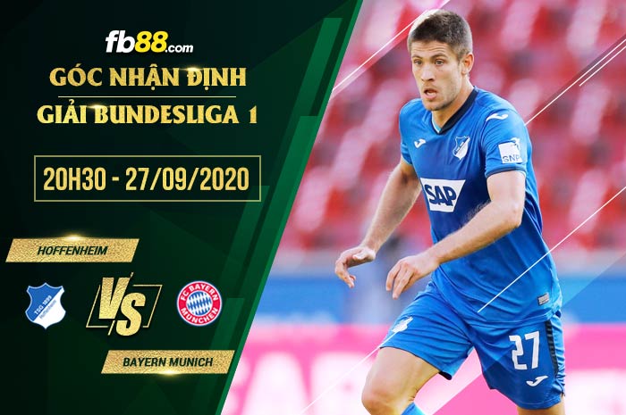 fb88-soi kèo TSG Hoffenheim vs Bayern Munchen