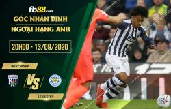 fb88-soi kèo West Bromwich vs Leicester City