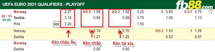 fb88-kèo chấp Na Uy vs Serbia