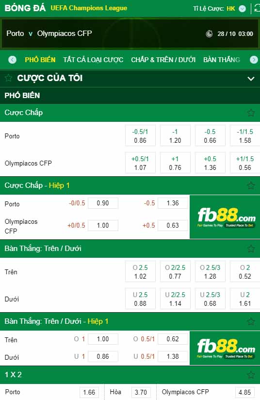 fb88-kèo nhà cái Porto vs Olympiakos