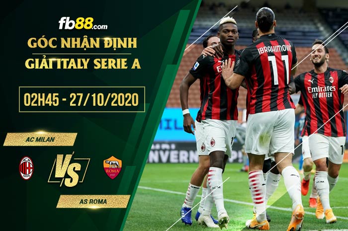 fb88-soi kèo AC Milan vs AS Roma
