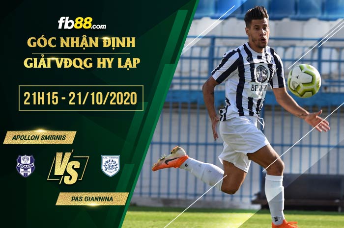 fb88-soi kèo Apollon Smirnis vs Pas Giannina