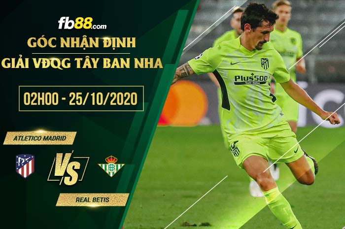 fb88-soi kèo Atletico Madrid vs Real Betis