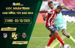 fb88-soi kèo Atletico Madrid vs Villarreal