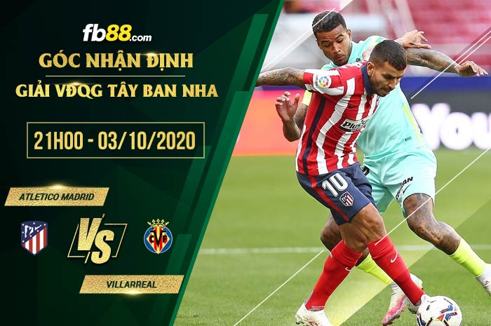 fb88-soi kèo Atletico Madrid vs Villarreal